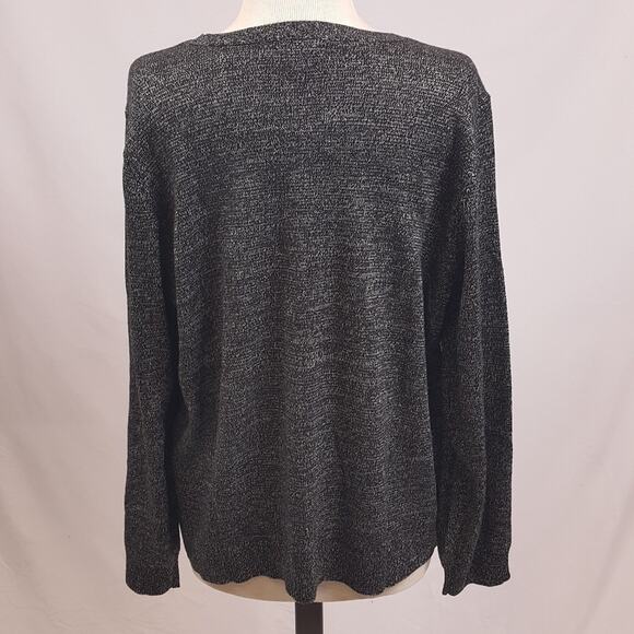 NWT Croft & Barrow deep gray sweater sz XL - Picture 2 of 3